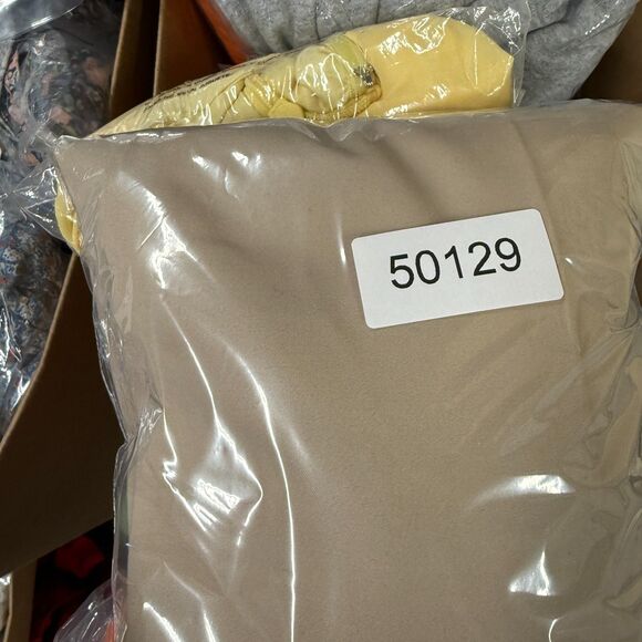 Ruby Rd. Dress Pants Women 20W Plus Beige High Rise Pleated Tapered Cotton - Picture 7 of 7